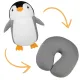 Travel Pillow Home Line Penguin Gray 151348 small