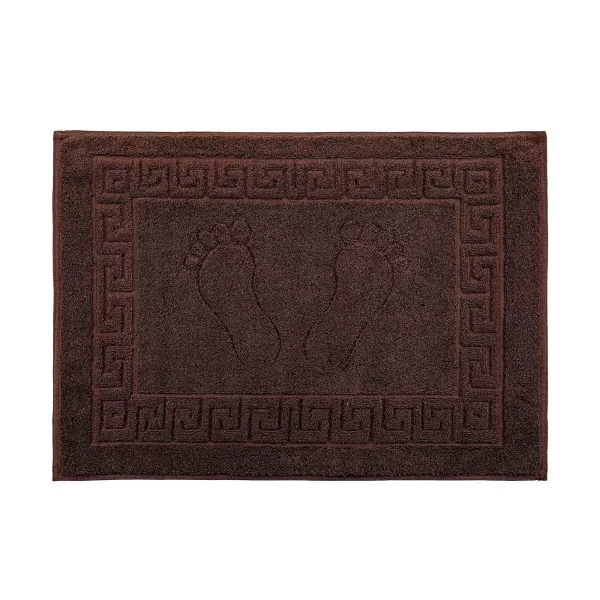 Cotton Terry Towel Bath Mat Home Line Chocolate 178256