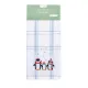 Home Line waffle towel (blue stripe, with penguin embroidery) 45x70 cm 180062 small