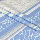 Home Line calico bed sheet "Marble" (blue) 150x215 cm 156333 (349) small