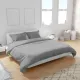 Single Cotton Bedding Set Home Line Fine Braids Grey 187465 small