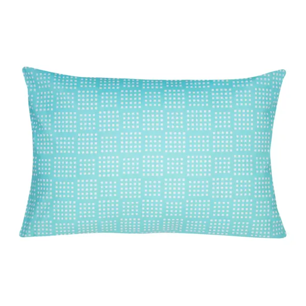 Home Line calico pillowcase "Cell" (turquoise) 50x70cm 163836