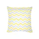 Home Line calico pillow case "Zig zag" (gray-yellow) 70x70 cm 165226 small