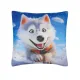 Decorative pillow Home Line Husky dog 45х45 cm 189239 small