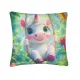 Decorative pillow Home Line Unicorn on a swing 45х45 cm 189224 small