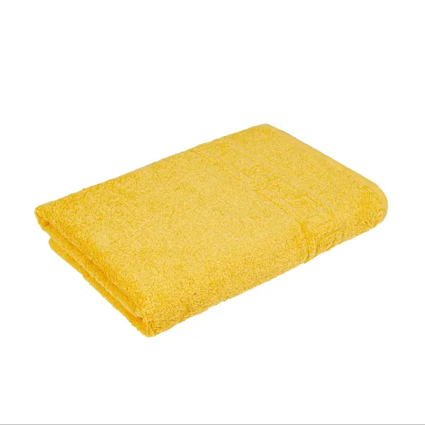 Terry towel with border 70x140 cm (yellow) 172380