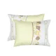 Set of 2 Cotton Pillowcases Home Line Baby Bears Pea Green 50x70 cm 169996 small
