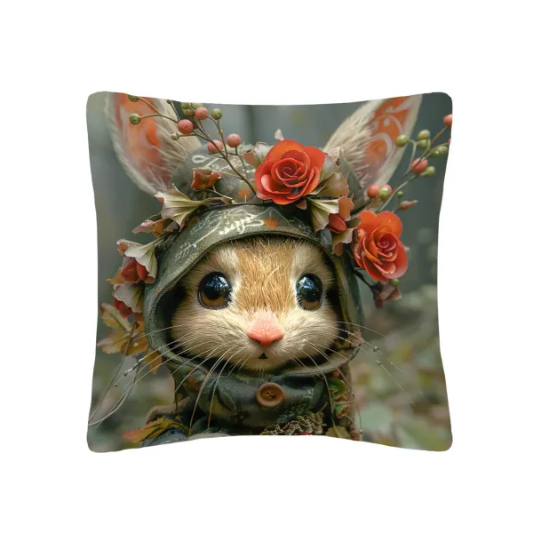 Decorative pillow Home Line Rabbit in a hood 45х45 cm 189213