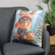 Decorative pillow Home Line Animal with an Orange 45х45 cm 189226 (573) small