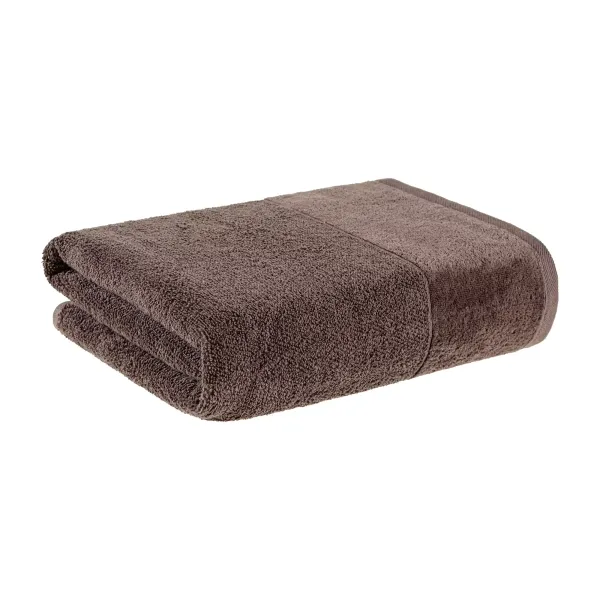 Cotton Terry Towel Home Line Valencia Brown 70x130 cm 176759