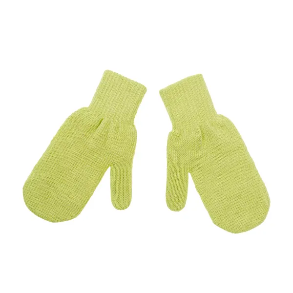 Childrens light green woolen gloves (7-8 years old) 180287