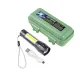 Shockpropf Flashlight with built-in LI-ION 3.7V battery in a plastic case with microUSB cable (986) small