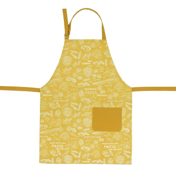 Apron with an adjustable ties  Home Line  Pasta  Ochre  166852