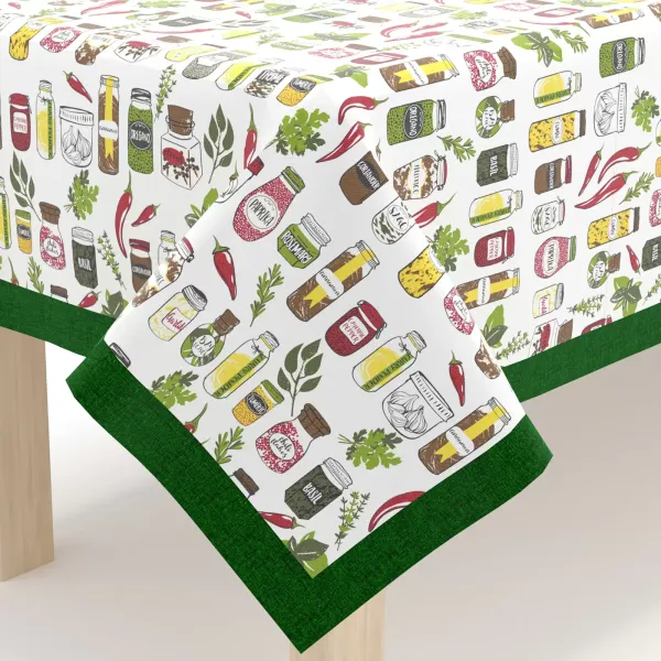 Tablecloth Home Line "Spices" (green) 140x220cm 162161