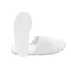 Closed velor slippers Home Line "Cell" 5mm 29cm (white) 168580 (490) small
