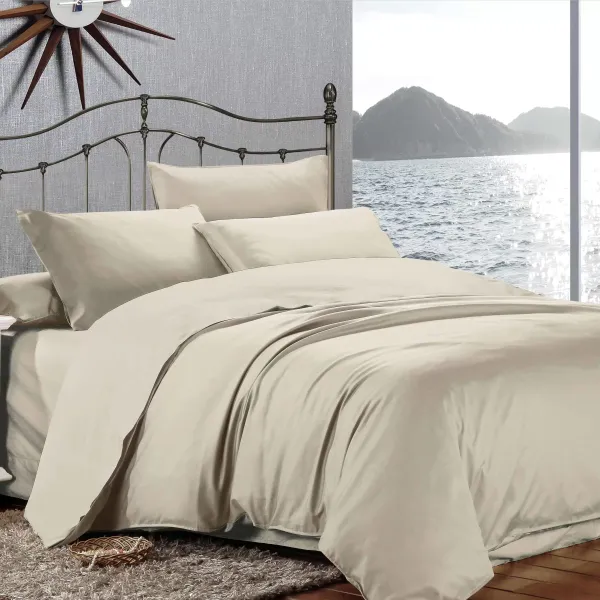 Euro bedding set Home Line "Satin Lux" (beige) 155258