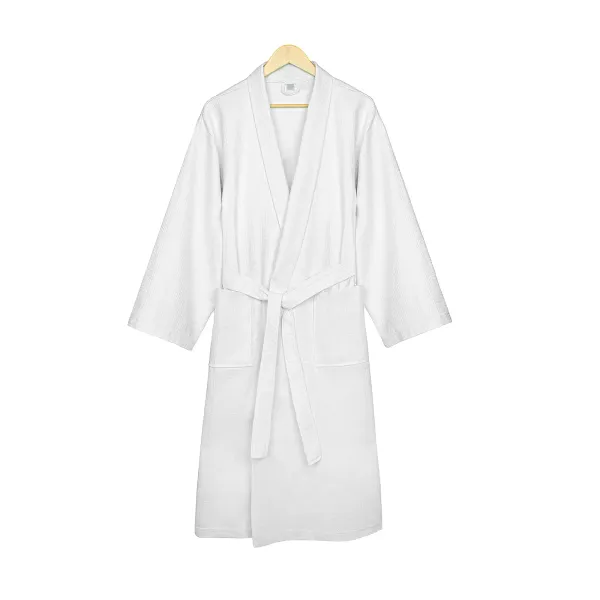 Waffle robe XXL kimono (white) 156675