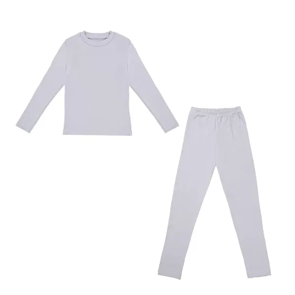 Set of childrens thermal underwear gray 122-128 (7-8 years) 180314