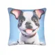 Decorative pillow Home Line Bulldog 45х45 cm 189209 small