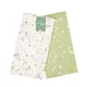 Set of waffle kitchen towels "Chickens" (light brown/light green) 45x60 cm - 2 pcs. 181430 small