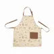 Apron with an adjustable half-panama tie "Cat in the kitchen" (sand) 175302 small