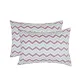 Calico pillowcases (2 pcs.) "Zig Zag" (purple-green) 50x70 cm 174757 small