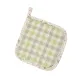 Cotton Canvas Pot Holder Home Line  Hens Light Green Olive 20x20cm 182609 (658) small