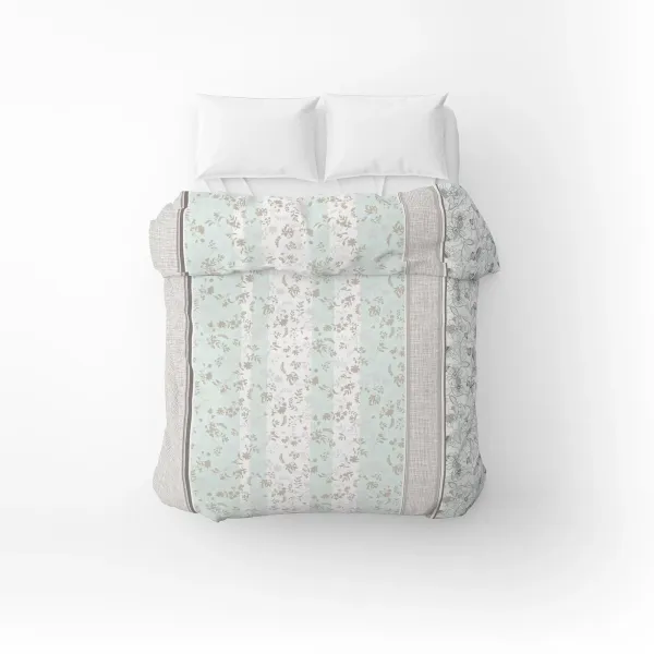Cotton Duvet Сover Home Line Cozy Cappuccino Menthol 145x215cm 173546
