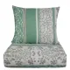 One and a half bed linen set Home Line "Marble" (green) 70x70 cm (2 pcs.) 156313 small