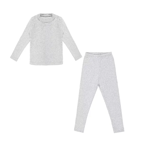 Set of childrens thermal underwear gray melange 96-104 (3-4 years) 180310