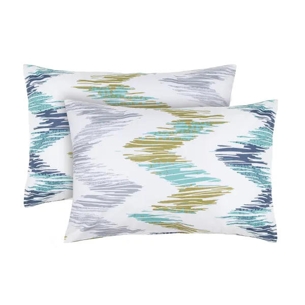 Set of 2 Cotton Pillowcases Home Line Elixir 50x70 188320