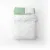 One-and-a-half bed linen set Home Line "CORN/PEA" (green on white/white on ze