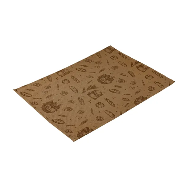 Cotton Waffle Kitchen Towel Bread Brown 45х60 cm 185667
