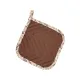 Cotton Canvas Pot Holder Home Line  Blooming Herbs Chocolate 20x20cm 182481 (666) small