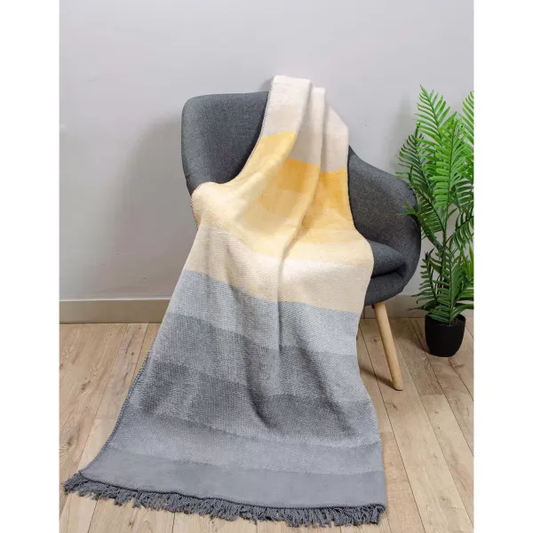 Cotton Plaid Aksu Montant Yellow 180x220cm 180813