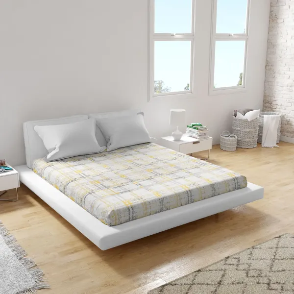 Flat Cotton Bed Sheet Home Line Optimist 215x240 cm 188347