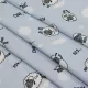 Cotton fabric "Lambs" gray-blue 150cm (120g/m2) 154518 (21) small