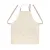 Cotton Canvas Apron with an adjustable tie Hens Beige 182684