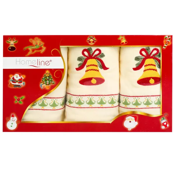 Set of terry towels Home Line "Christmas", 50x75 cm 53419