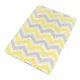 Home Line calico bed sheet "Zig zag gray-yellow" 150x215 cm 165231 small