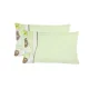 Set of 2 Cotton Pillowcases Home Line Baby Bears Pea Green 40x60 cm 167481 small