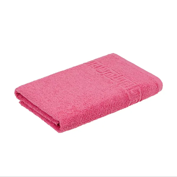 Terry towel with border 40x70 cm (pink) 172367