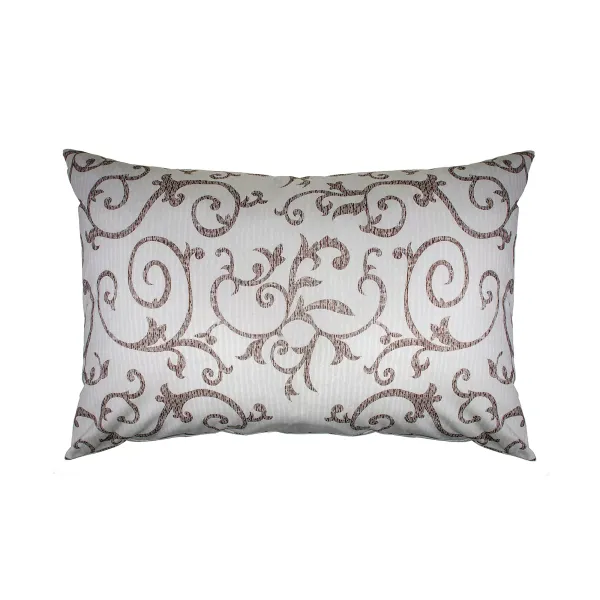 Home Line calico pillowcase "Monogram" (chocolate) 50x70cm 163407