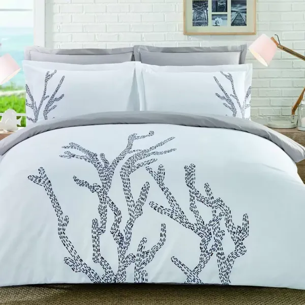 Single Satin Bedding Set Home Line Coral Pinks 122331