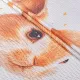 Flat Large Scale Waffle Pique Printed Sheet Home Line  Readhead Bunny 145x215 cm 193296 (966) small