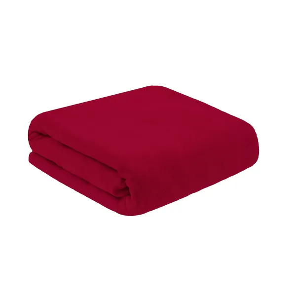 Fitted Terry Bed Sheet 90x200 cm Burgundy 168500
