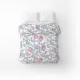 Home Line calico duvet cover &quot;Spring evening&quot; (gray-pink) 145x215cm 173543 small