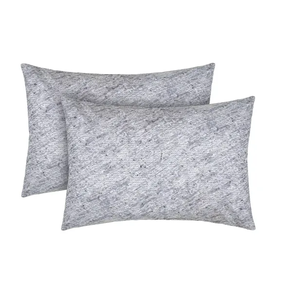 Set of 2 Cotton Pillowcases Home Line Fine Braids 50x70 187460