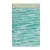 Carpet for the bathroom "Shady" (white-turquoise) 60x90 cm 166436