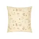 Calico pillowcase "Cat's joy" (sandy pink) 70x70cm 175857 small